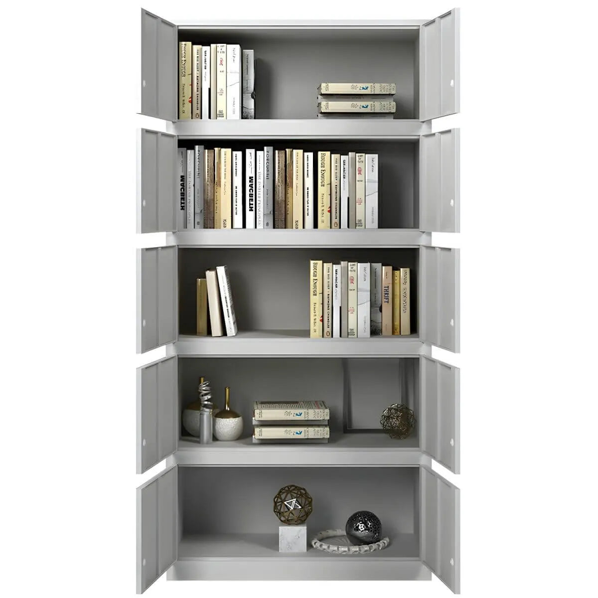 Fireproof Steel Storage Cabinet Series With Glass Doors and Lock