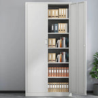 Fireproof Steel Storage Cabinet Series With Glass Doors and Lock
