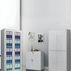 Fireproof Steel Storage Cabinet Series With Glass Doors and Lock