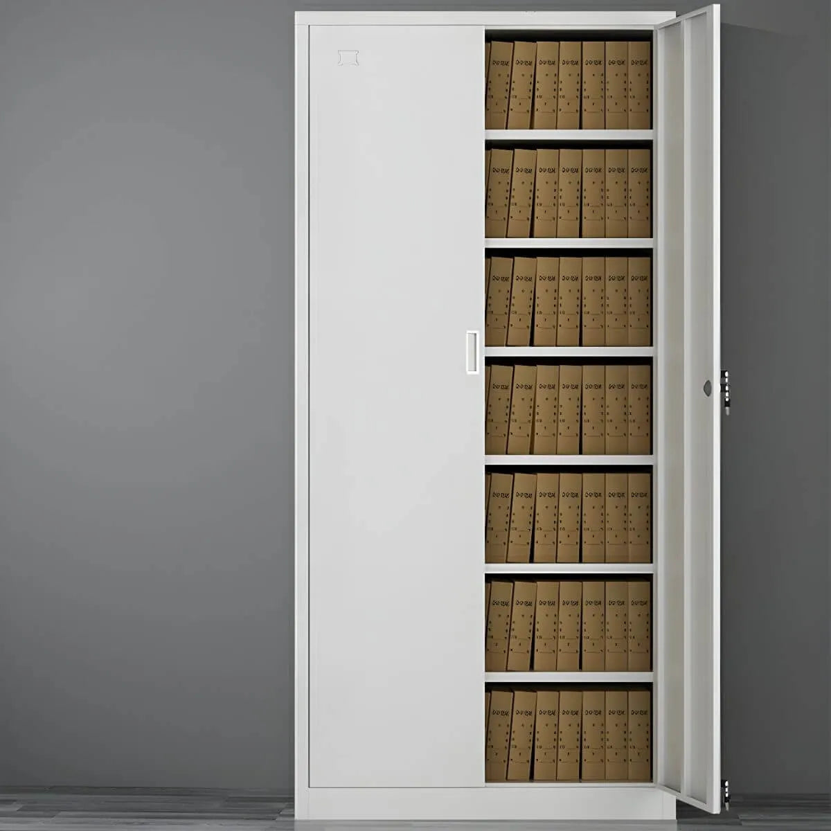Fireproof Steel Storage Cabinet Series With Glass Doors and Lock