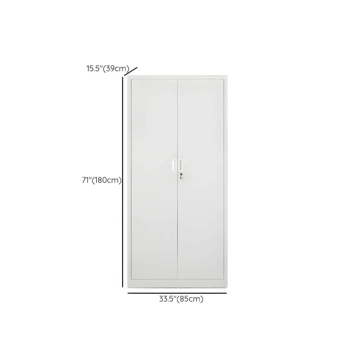 Fireproof Steel Storage Cabinet Series With Glass Doors and Lock Dimensions