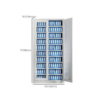 Fireproof Steel Storage Cabinet Series With Glass Doors and Lock Dimensions