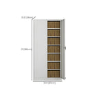 Fireproof Steel Storage Cabinet Series With Glass Doors and Lock Dimensions