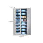 Fireproof Steel Storage Cabinet Series With Glass Doors and Lock Dimensions