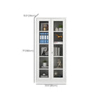 Fireproof Steel Storage Cabinet Series With Glass Doors and Lock Dimensions