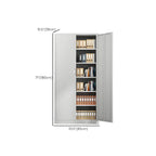 Fireproof Steel Storage Cabinet Series With Glass Doors and Lock Dimensions