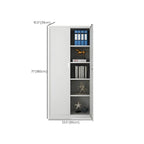 Fireproof Steel Storage Cabinet Series With Glass Doors and Lock Dimensions