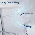 Fjord Ergonomic Mesh Office Chair with Chrome Frame