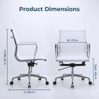Fjord Ergonomic Mesh Office Chair with Chrome Frame