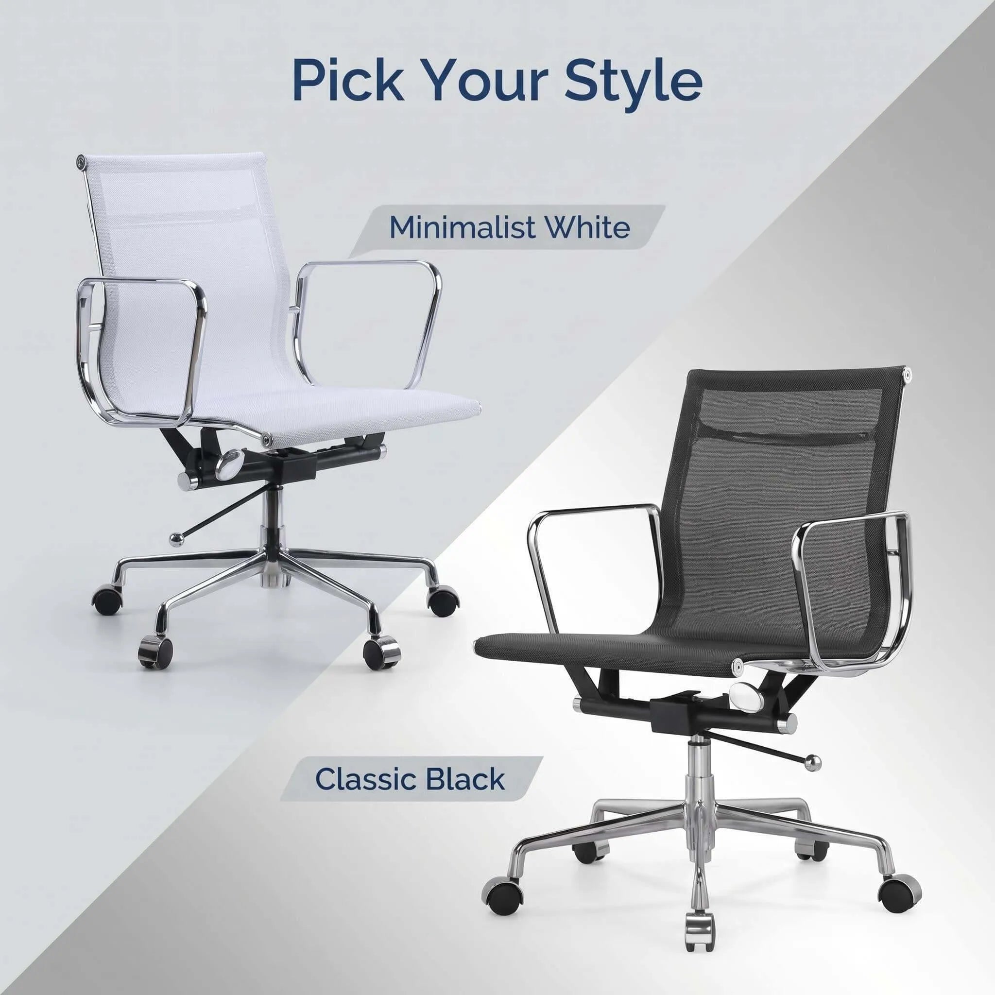 Fjord Ergonomic Mesh Office Chair with Chrome Frame