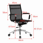 Fjord Ergonomic Mesh Office Chair with Chrome Frame