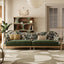 Floral Sofa With Ash Wood Frame, French Vintage Lounge Silhouette Main Product Image