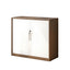 Fluted Two-Tone Steel Lateral Storage Cabinet With Lock