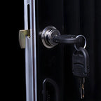Fluted Two-Tone Steel Lateral Storage Cabinet With Lock