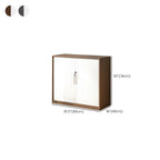 Fluted Two-Tone Steel Lateral Storage Cabinet With Lock Dimensions
