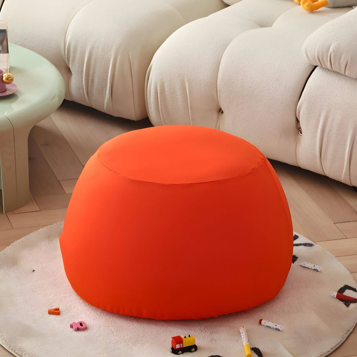 Foam Club Sofa - Solid Color Series, Seats 2, Stackable