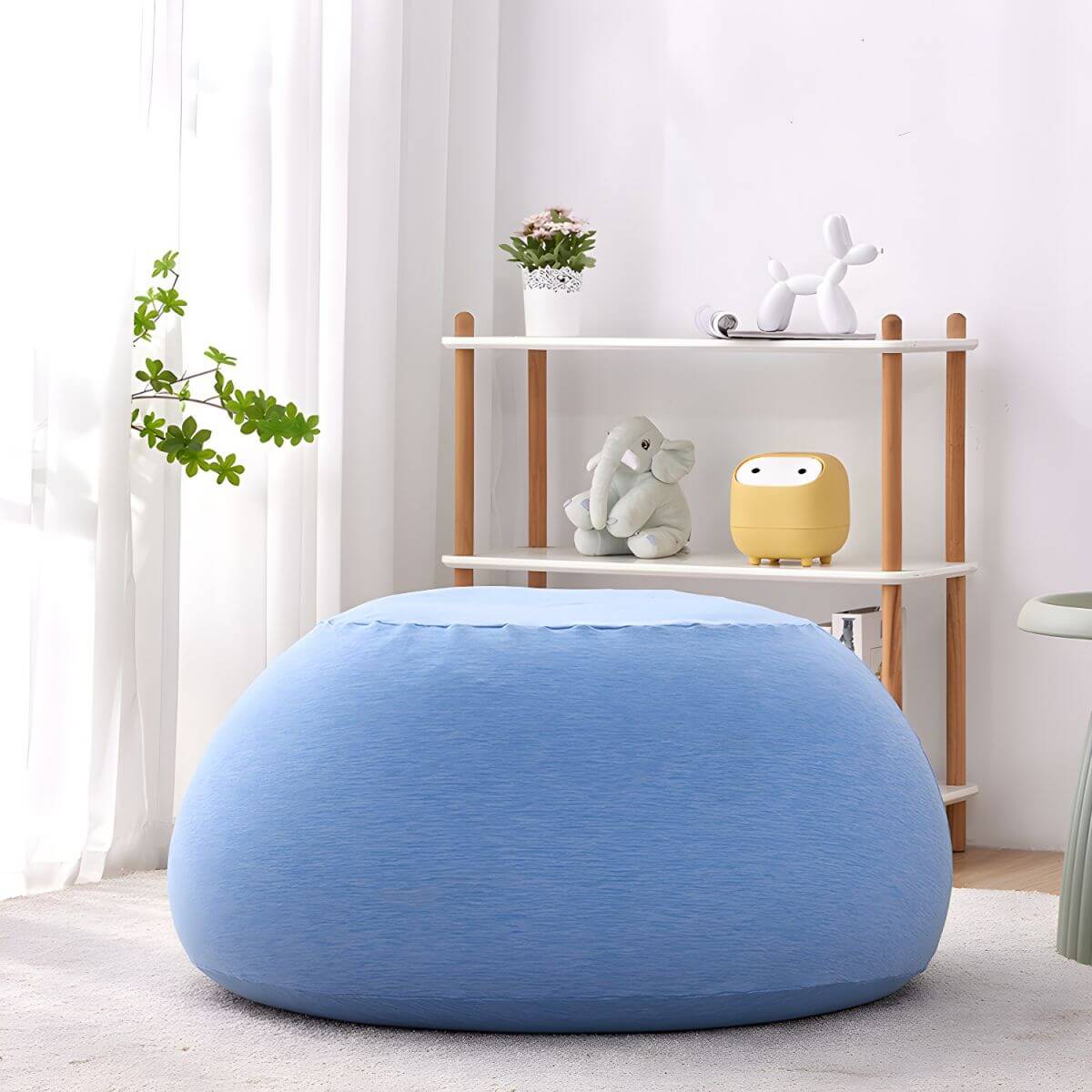 Foam Club Sofa - Solid Color Series, Seats 2, Stackable