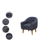 Foam Kids 1-Seater Sofa - Rose Bloom, Sky Blue, Grey, Light Green