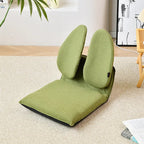Foldable Floor Meditation Chair With Dual Back Support and 5 Recline Angles