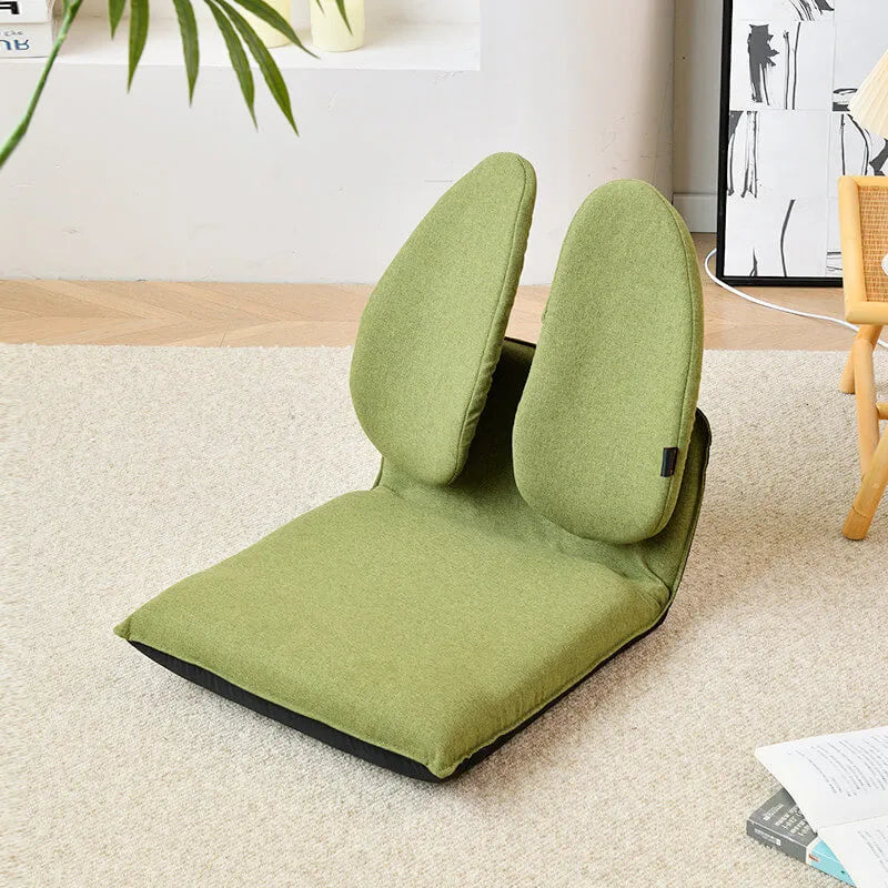 Foldable Floor Meditation Chair With Dual Back Support and 5 Recline Angles