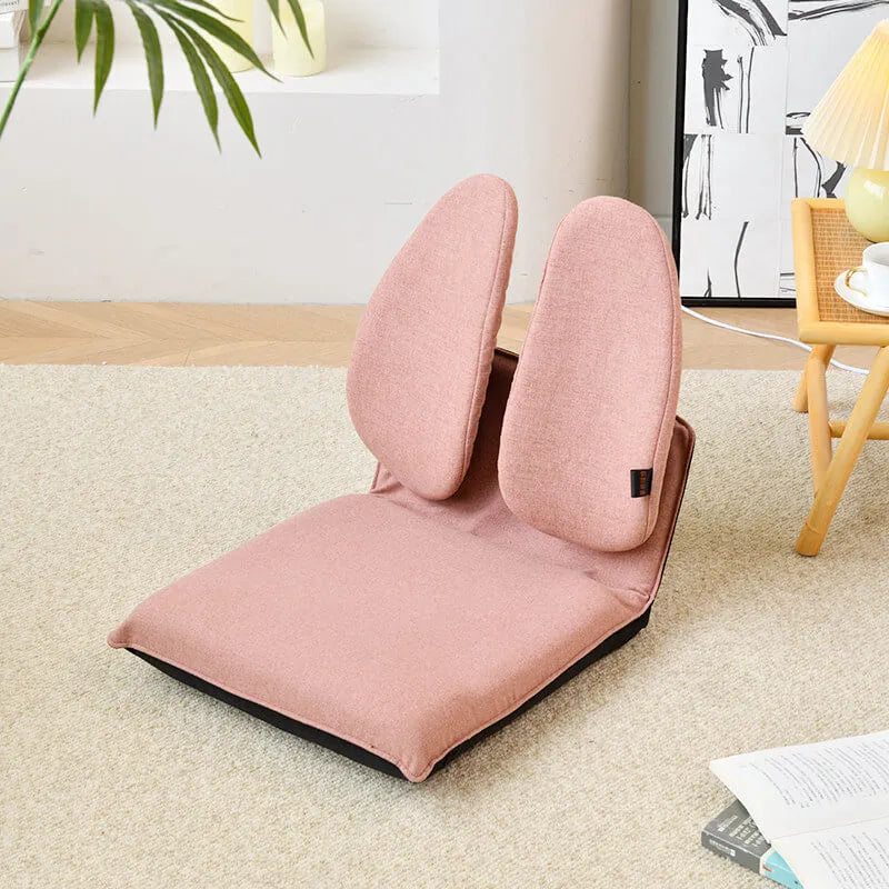 Foldable Floor Meditation Chair With Dual Back Support and 5 Recline Angles