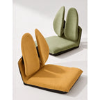 Foldable Floor Meditation Chair With Dual Back Support and 5 Recline Angles