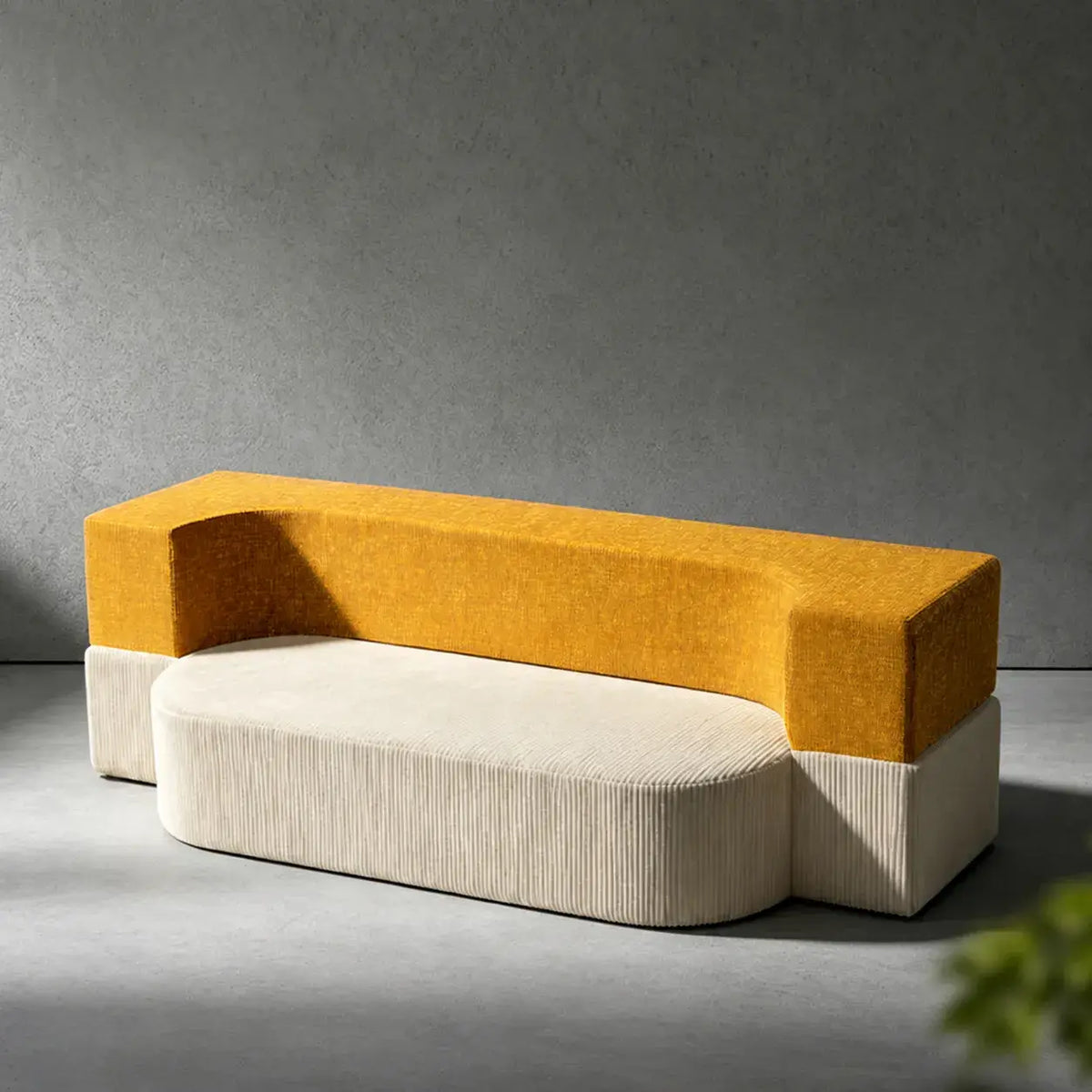 Foldable Kids Sofa With Rounded Plush Form for Reading Nooks