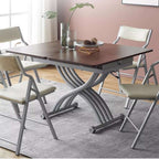 Folding Sintered Stone Coffee Table With Drawers