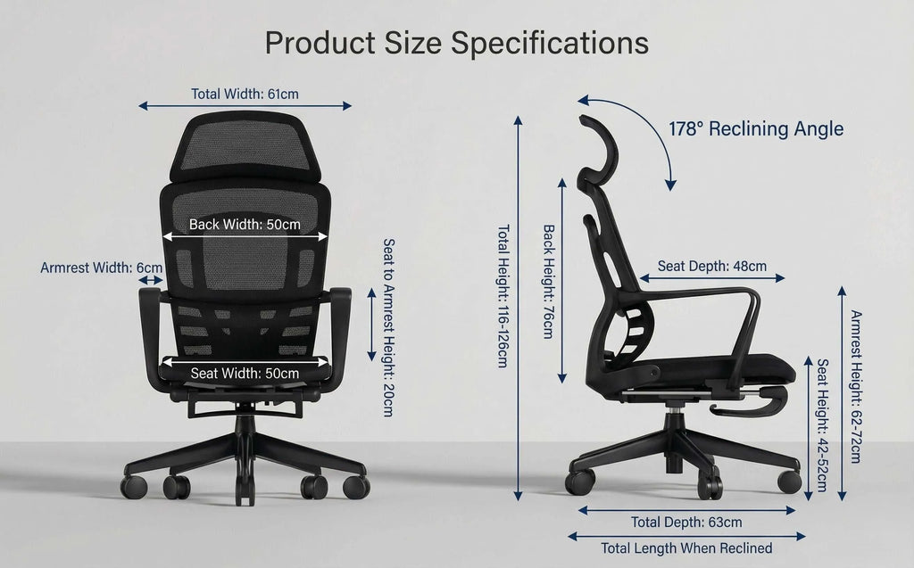 Forma Ergonomic Mesh Reclining Office Chair