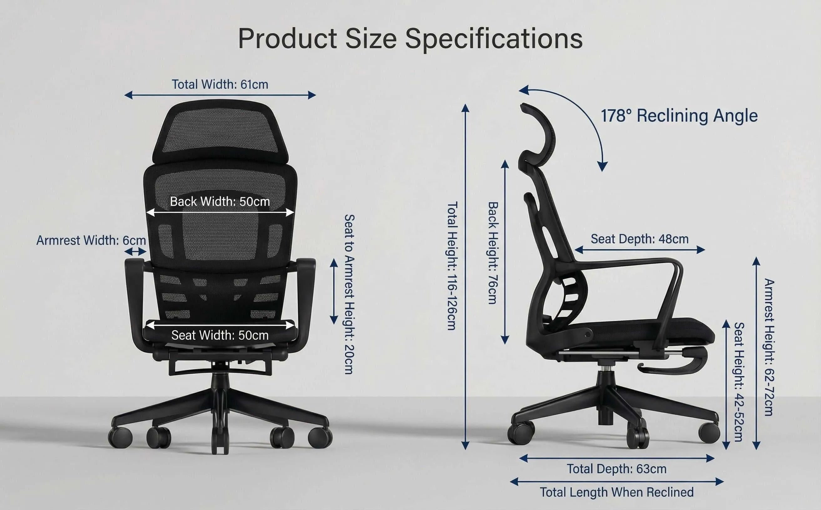 Forma Ergonomic Mesh Reclining Office Chair