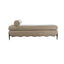 French-Inspired Fabric Bench With Scalloped Edge and Bolster Back