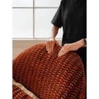 French Vintage Fringe Chair with Woven Texture and Cocooned Lounge Comfort