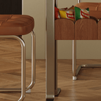 French Vintage Sintered Stone Dining Table With Storage