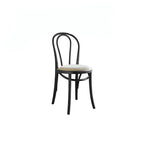 French Vintage Wood Dining Chair Series With Beech Frame and Double-Ring Back