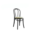 French Vintage Wood Dining Chair Series With Beech Frame and Double-Ring Back