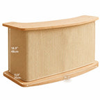 Geometric Boho Cat Scratcher Side Table With Solid Wood Storage Top Dimensions