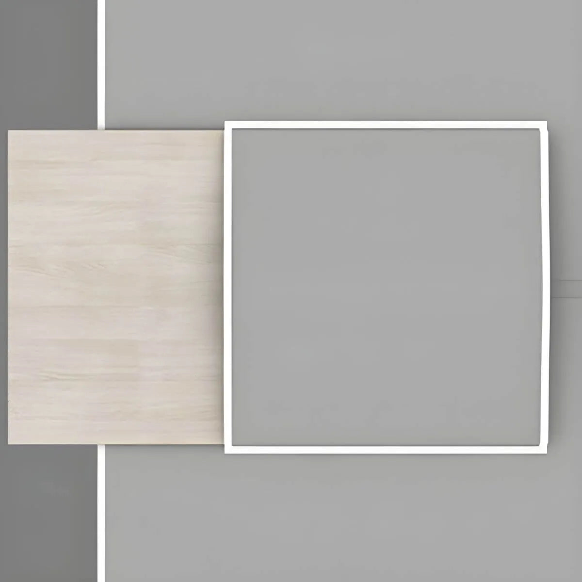 Geometric Metal Wardrobe Armoire With Drawers and Soft-Close Doors