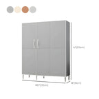 Geometric Metal Wardrobe Armoire With Drawers and Soft-Close Doors Dimensions