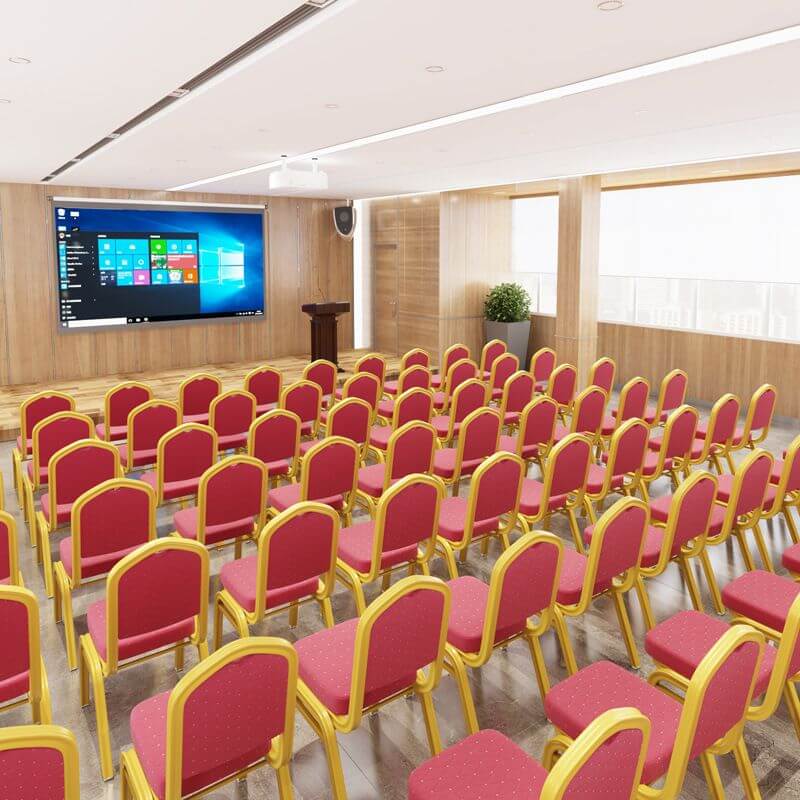 Glam Armless Side Chair with Gold Metal Legs and Upholstered Seat