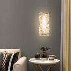 Glam Crystal Pendant Light with Adjustable LED and Unique Design