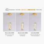 Glam Crystal Pendant Light with Adjustable LED and Unique Design