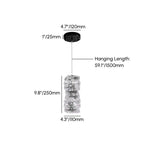 Glam Crystal Pendant Light with Adjustable LED and Unique Design Dimensions