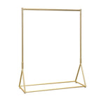 Glam Gold Metal Hall Tree Coat Rack – Minimalist Entryway Hanging Rail