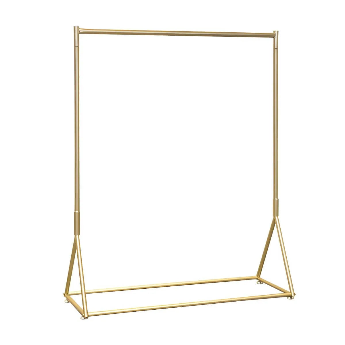 Glam Gold Metal Hall Tree Coat Rack – Minimalist Entryway Hanging Rail