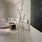 Glam Metal Branch-Style Hall Tree with Hook Design