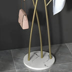 Glam Metal Branch-Style Hall Tree with Hook Design