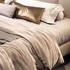 Glam Upholstered Air Pressure Bed with Storage in Grey