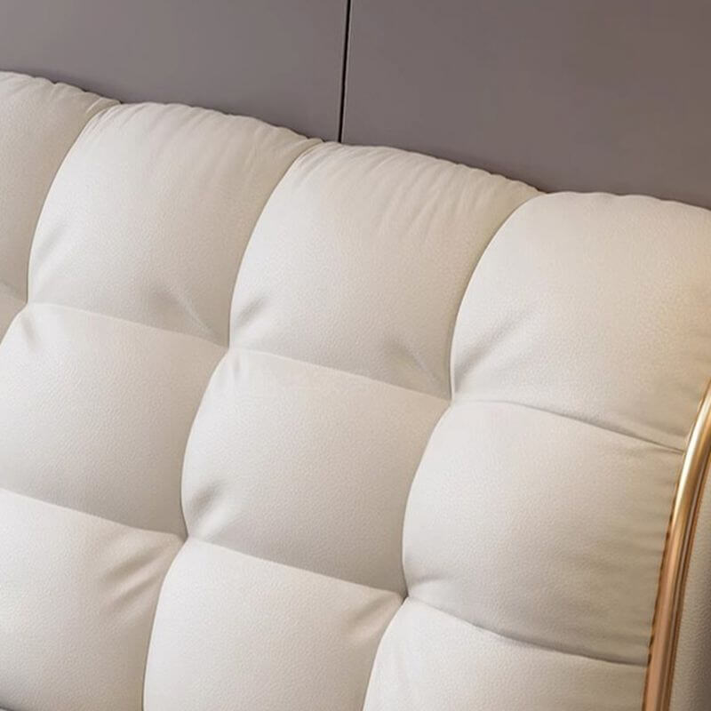 Glam Upholstered Storage Bed with Tufted Headboard and Lift-Up Base