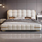 Glam Upholstered Storage Bed with Tufted Headboard and Lift-Up Base Main Product Image