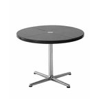Glossy Red/Black/White/Blue Extendable Table With Hidden Casters and Sculptural Form